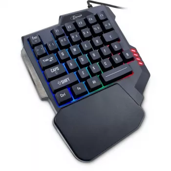 Teclado Inter-Tech KB-3035 Gaming USB QWERTY preto