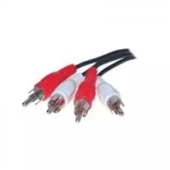Cabo de áudio ShiverPeaks BASIC-S 2x RCA - 2x RCA 7,5 m