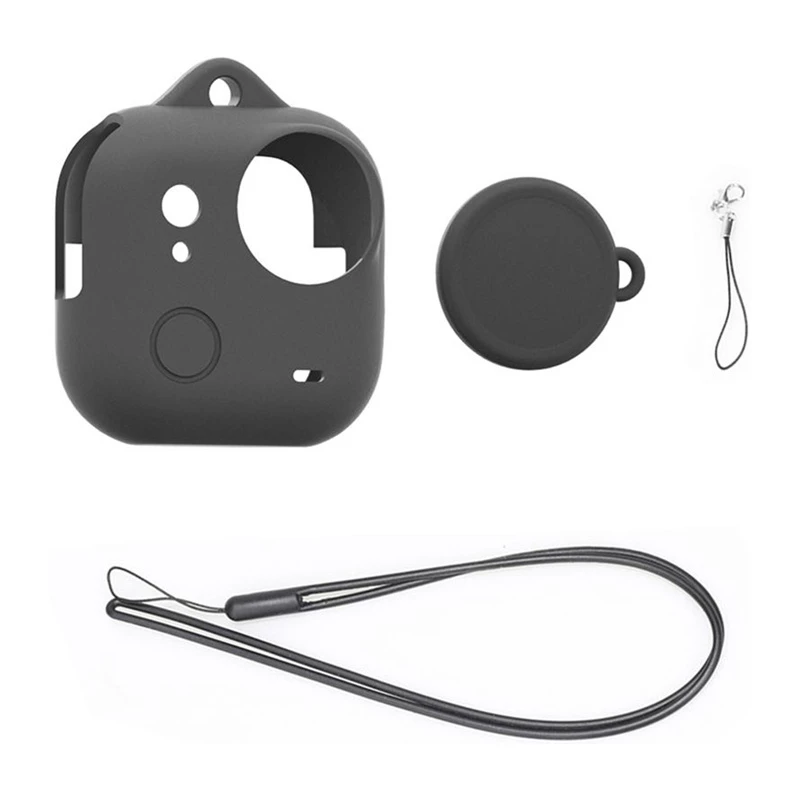 Proteção de objetiva em silicone + capa PULUZ para Insta360 GO Ultra