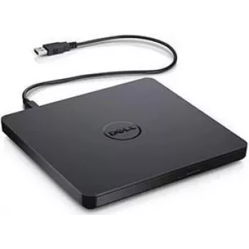 Unidade de DVD externa Dell DW316 USB 2.0, unidade ótica portátil fina para leitura e gravação de CDs/DVDs