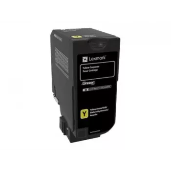 Toner Lexmark LCCP para CS720de CS720dte CS725de CS725dte CX725de CX725dhe CX725dthe 5000 páginas amarelo