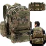 Mochila militar tática Extralink 4-em-1 escola viagem sobrevivência 50L MIL-668