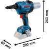 Rebitadeira Bosch 0 601 9K5 001 preta, verde 3,2,4,4,8,5,0,5,6 mm 16000 kN