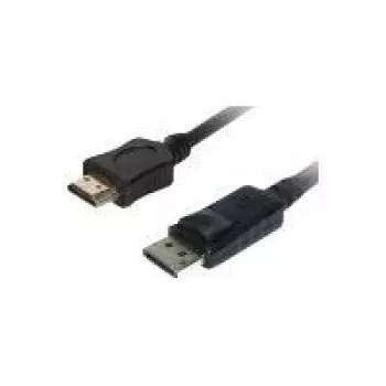 Adaptador de cabo de vídeo Helos 118881 10 m DisplayPort HDMI preto