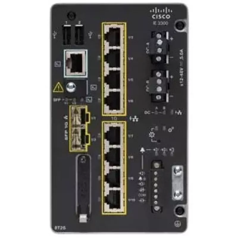 Switch Gerido Cisco Catalyst IE-3300-8T2S-E L2 Gigabit Ethernet 8 Portas