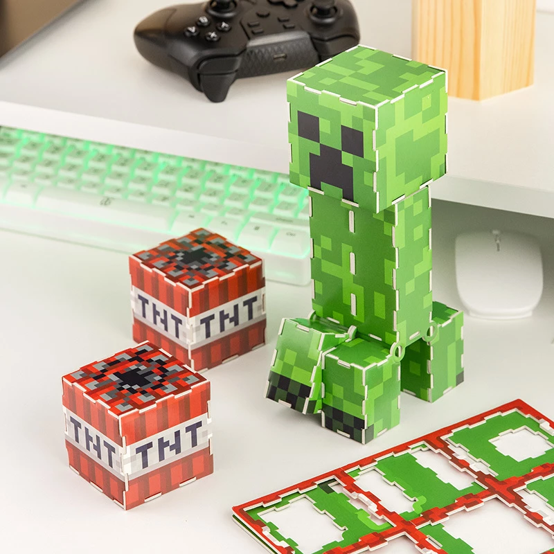 Conjunto de construção Paladone Minecraft Creeper – figura Creeper para montar