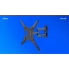 Savio UTV-03 Suporte de TV 139,7 cm (55) Preto