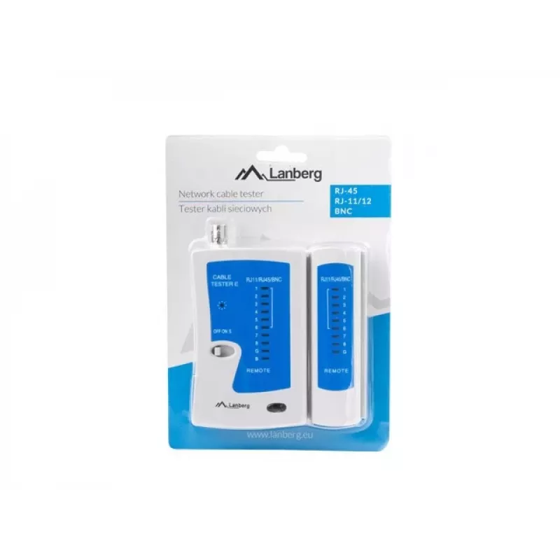 Testador de cabos de rede Lanberg NT-0401 UTP/STP azul, branco