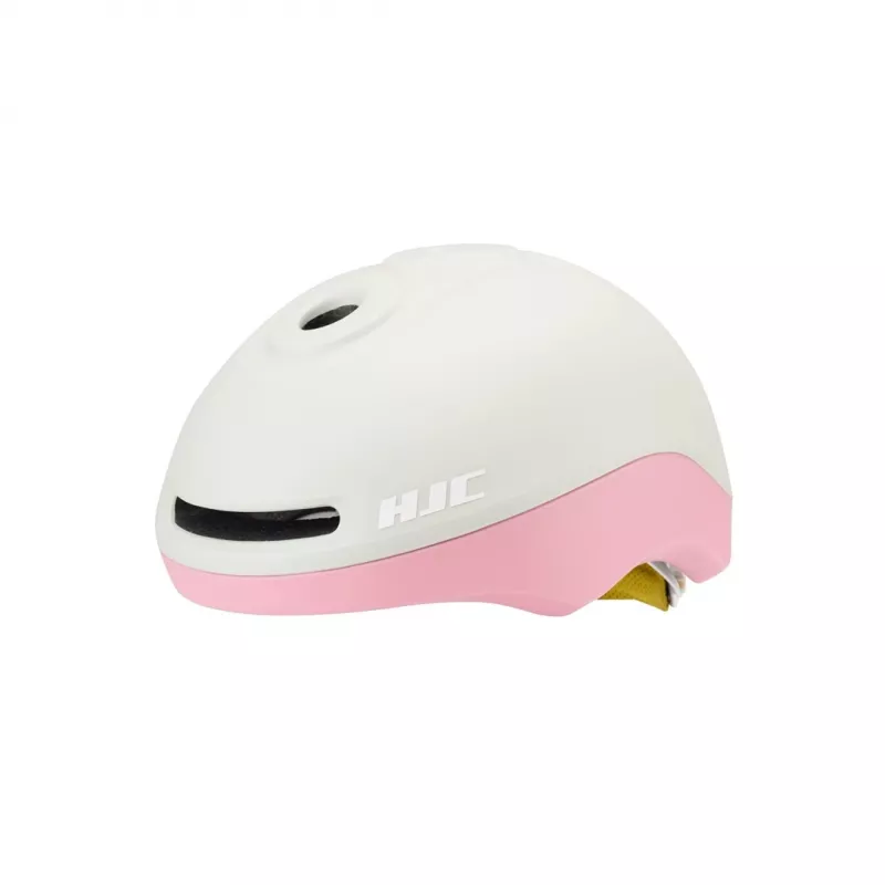 Capacete de bicicleta HJC GLEO MT cinzento rosa — capacete leve e ajustável para criança e jovem