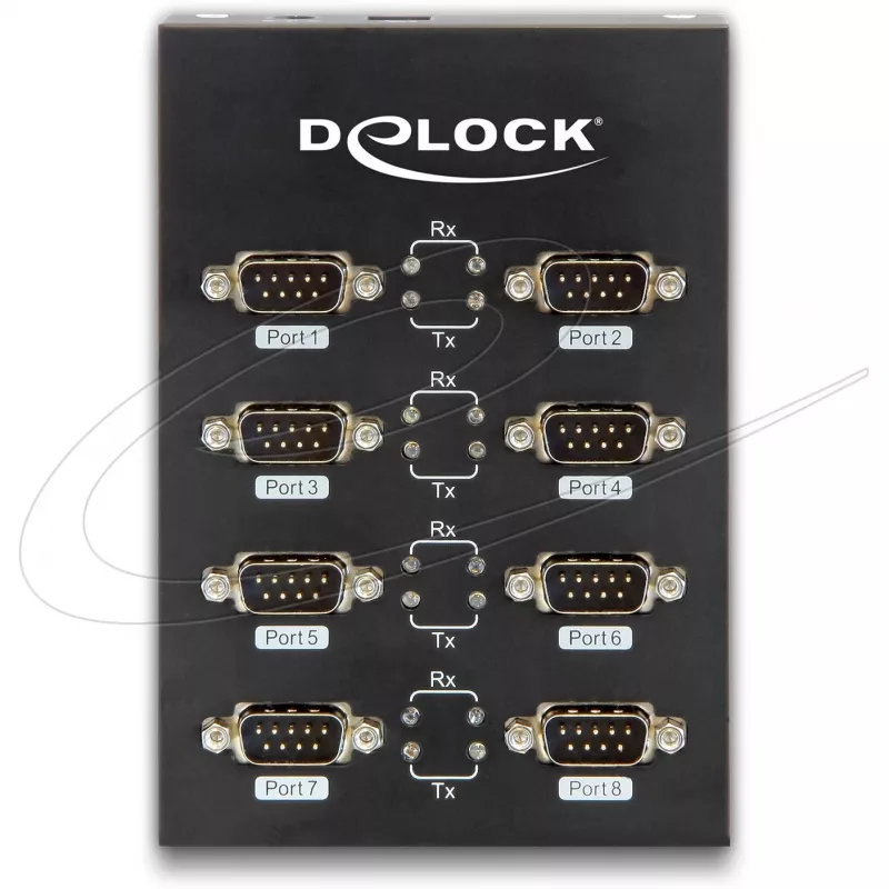 Adaptador DeLock USB2.0 para 8 x Serial - Adaptador Serial - USB2.0 - RS-232 - 8 portas (61860)