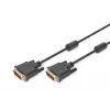 Cabo de monitor ASSMANN DVI 2 m Dual Link M/M, 2 núcleos de ferrite, cabo de ligação K8 bulk 24+1 (AK-320101-020-S)