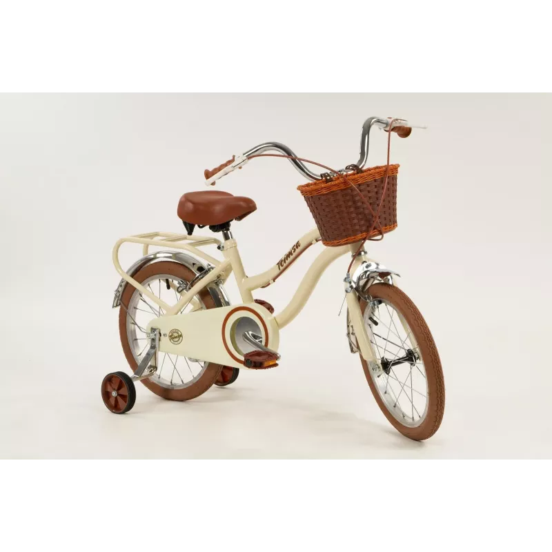 Bicicleta infantil Toimsa 16 polegadas modelo TOI16231 Vintage bege — roda de 16 polegadas, bicicleta infantil