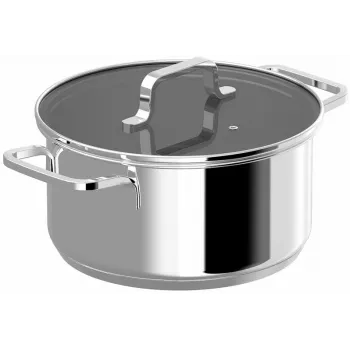 Panela de sopa BergHOFF 1315079, aço inoxidável, capacidade 3 L, diâmetro 20 cm