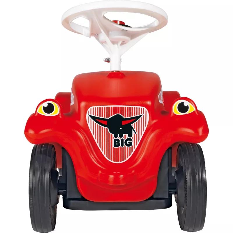 Carro de passeio Simba-Dickie BIG Bobby Car Classic vermelho com Whisper Wheels e cuidado de sapatos