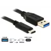Cabo USB DeLOCK 1m USB3.1-C/USB3.1-A 83870