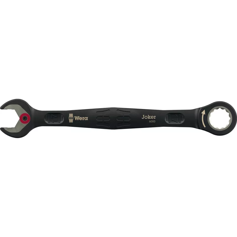 Wera 6000 Joker Black Edition conjunto de chaves combinadas de roquete, 11 unid.