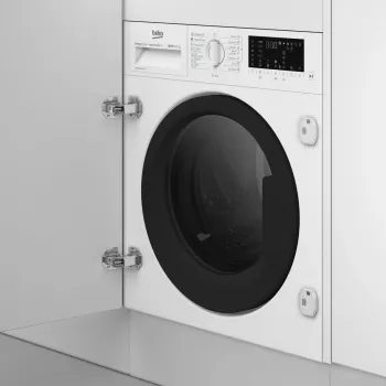 Máquina de lavar e secar BEKO B5DBT68547W encastrável, 8 kg de lavagem / 5 kg de secagem, 1400 rpm