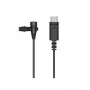 Microfone lavalier Sennheiser XS LAV USB-C, condensador omnidirecional, com fio USB-C, cabo de 2 m, 16 bits, 70–18 kHz
