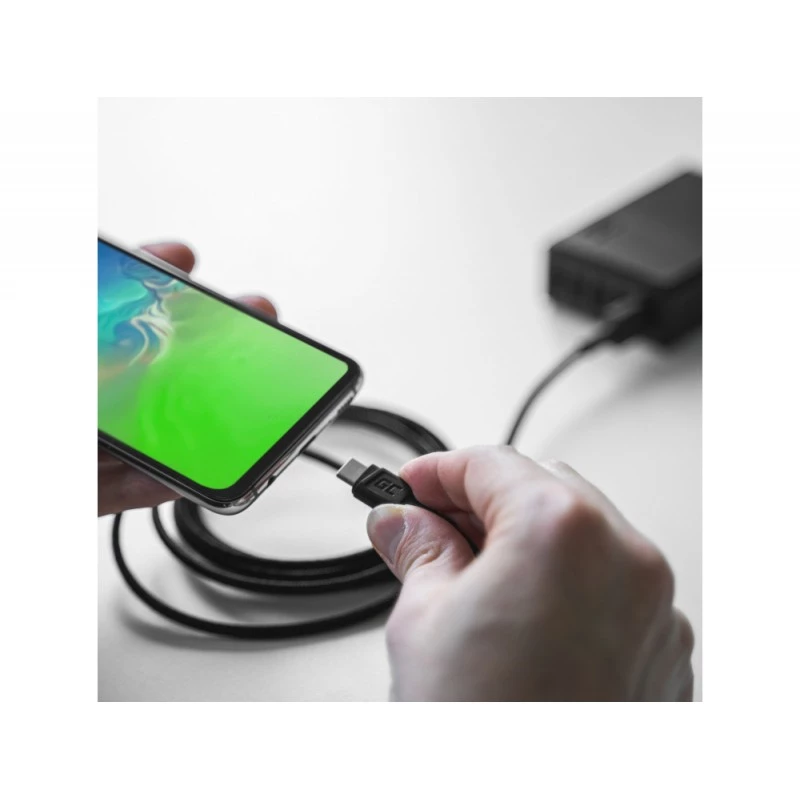 Cabo USB Green Cell KABGC22 USB 2.0 1,2 m USB A USB C preto