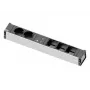 Extensão de energia Bachmann 912.0168 interior 2 saídas AC preto cinzento