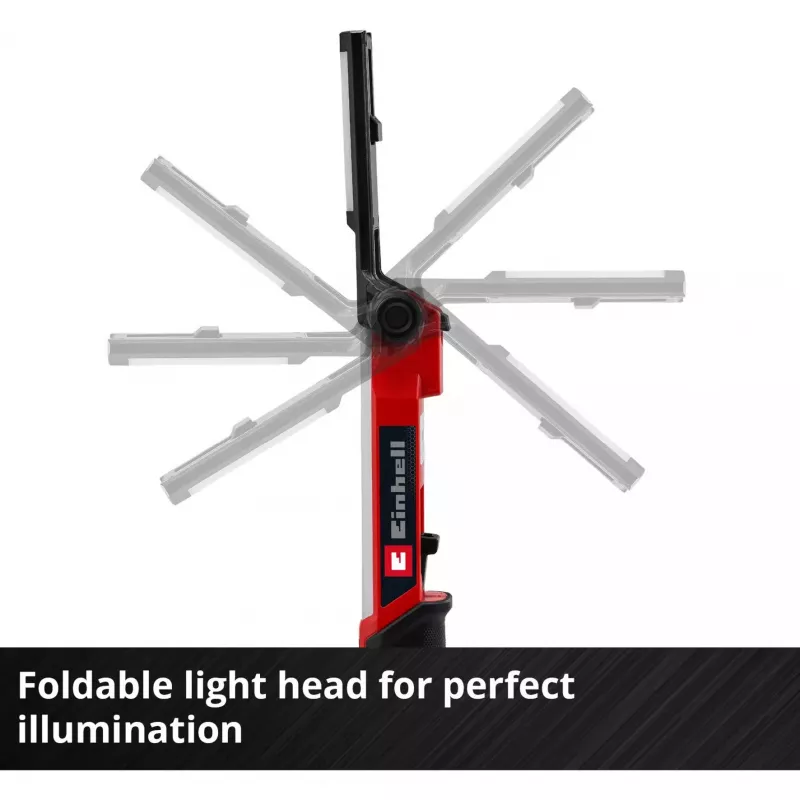 Luminária a bateria Power X-Change TE-CL 18/1000 S Li - Solo, 18 volts, luminária LED vermelha, sem bateria e carregador