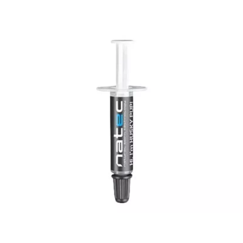 Pasta térmica NATEC Husky Pup, condutividade térmica 4,63 W/m·K, -30–280°C, cinzento