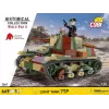 Blocos de construção Cobi Carro de combate ligeiro 7TP modelo, 669 peças, COBI-2661
