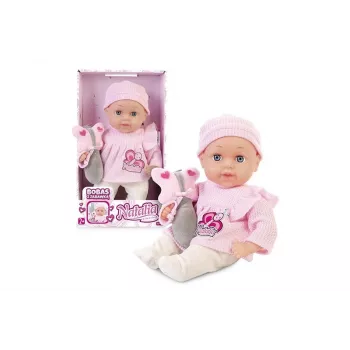 Boneca Artyk Natalia 33 cm com brinquedo - boneca bebé Artyk 33 cm com acessórios