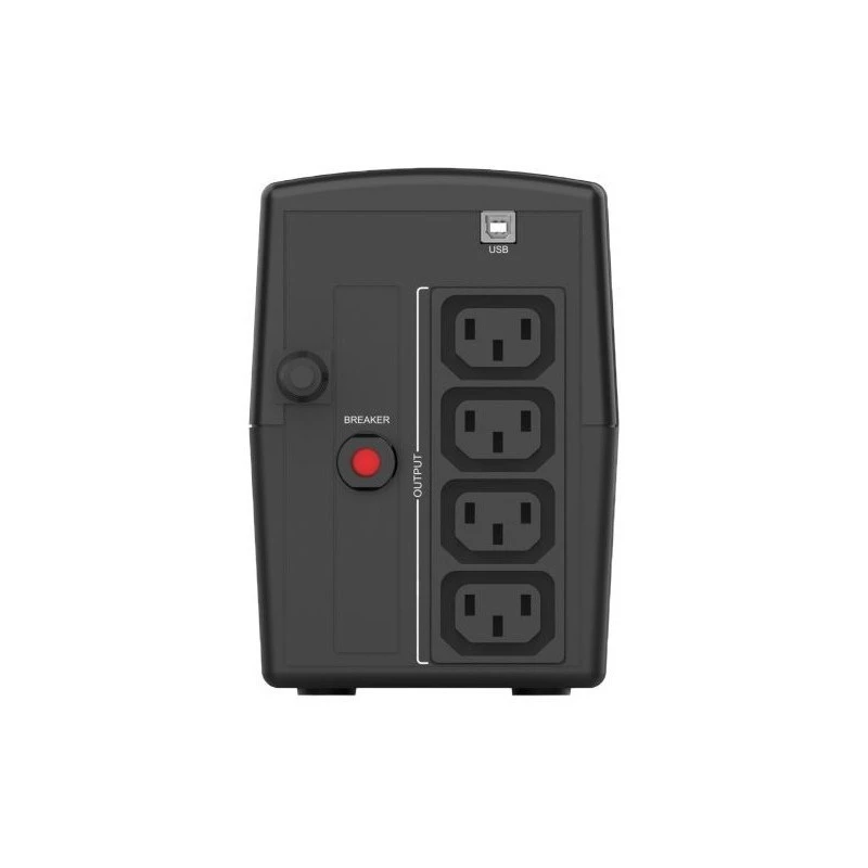 Infosec UPS X1+ 700 IEC fonte de alimentação ininterrupta, 700 VA, 360 W, 4 × C13