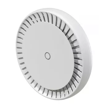 Access point MikroTik cAP ax para teto Wi‑Fi 6 dual‑band 2.4 GHz/5 GHz, 1774 Mbps, 2x RJ45, IP20, RouterOS