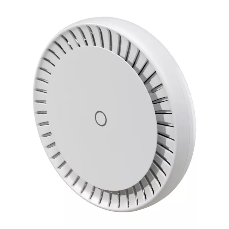 Access point MikroTik cAP ax para teto Wi‑Fi 6 dual‑band 2.4 GHz/5 GHz, 1774 Mbps, 2x RJ45, IP20, RouterOS