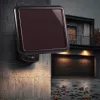 Projetor LED solar Maclean MCE442 com detetor de movimento projetor de parede luz crepuscular IP44 6W 6000K