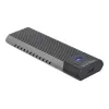 Caixa externa USB Type-C combo DeLOCK para SSD M.2 NVMe PCIe ou SATA - Caixa de armazenamento - M.2 - Cartão M.2 NVMe / SATA 10Gb/s - USB 3,2 (Gen 2) (4263