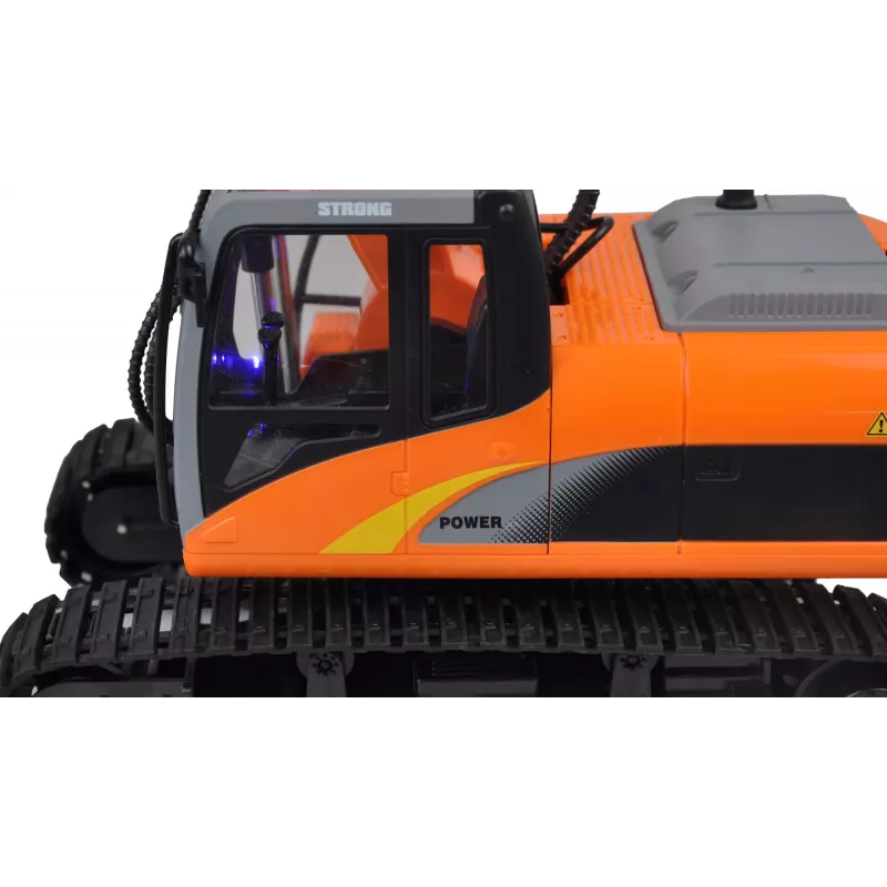 Escavadora modelo RC Amewi 22545 escala 1:14, motor elétrico, NiMH 400 mAh, para crianças a partir dos 8 anos
