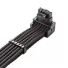 Cabo de ligação CableMod C-Series Pro - Variante A, 90°, 16-Pin para 4x8-Pin PCIe, preto