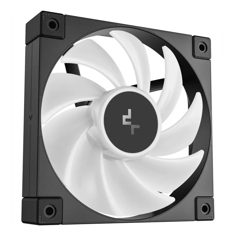 DeepCool FD12 ARGB R-FD12-BKAPN3-G ventoinhas de caixa, 120 mm (120x120x25), 12 V, pack de 3, pretas