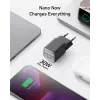 Carregador AC interior Anker 511 Nano 3 — 30W, 1× USB-C, 100–240V, preto