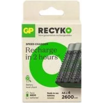 Carregador de bateria GP M452 para pilhas recarregáveis NiMH AA/AAA, modelo GPRCKCHM452U433