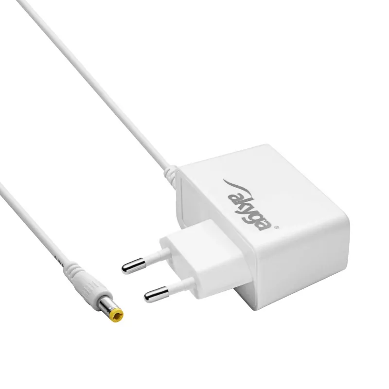 Fonte de alimentação Akyga AK-PD-04 para depiladora Philips Satinelle, 4,7 V, 300 mA, 1,41 W, 1,8 m, branco
