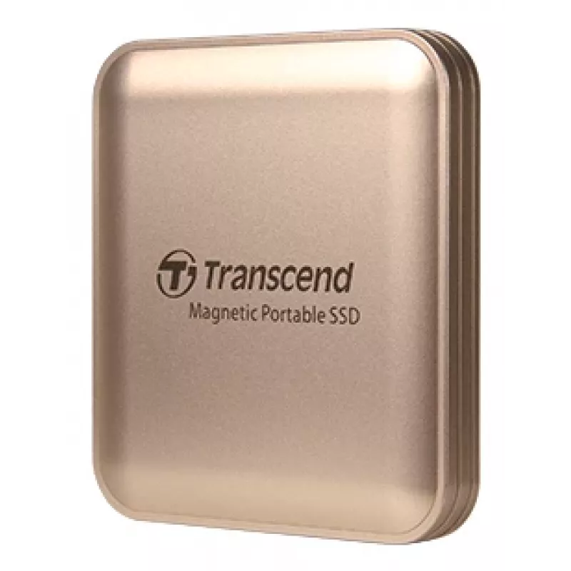 Disco SSD Transcend 2 TB USB Type-C dourado ESD420