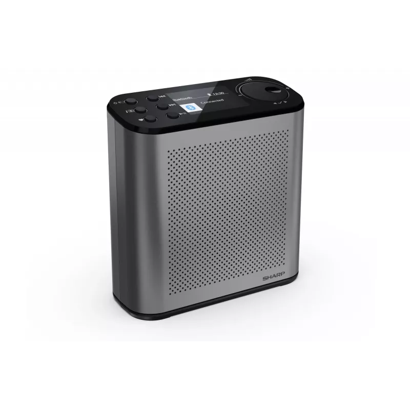 Rádio digital portátil Sharp DR-P530 (OSAKA) com porta USB, Bluetooth e receção FM