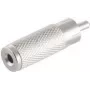 Ficha de cabo ShiverPeaks BS57004-M 3,5 mm aço inoxidável conector fêmea