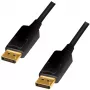Cabo DisplayPort LogiLink CD0103 DP/M para DP/M, 4K/60Hz, CCS, preto, 5m (CD0103)