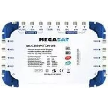 Multiswitch de satélite Megasat 0600151 9 entradas 8 saídas