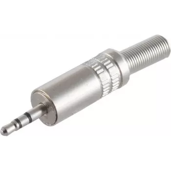 Ficha estéreo ShiverPeaks 51301-M — ficha de metal 2,5 mm para cabo de áudio