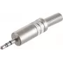 Ficha estéreo ShiverPeaks 51301-M — ficha de metal 2,5 mm para cabo de áudio