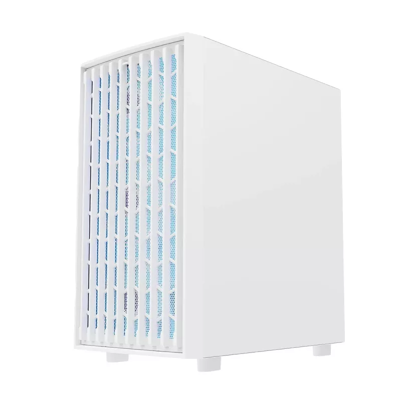 Caixa para PC MODECOM BREEZE ARGB Flow MIDI, ATX, USB 3.0 ×2 + USB-C, branco