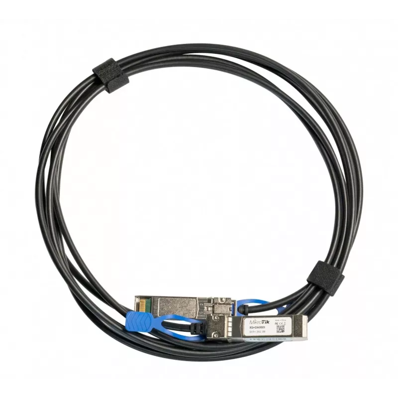 Cabo de rede MikroTik XS+DA0001 SFP/SFP+/SFP28 InfiniBand 1 m preto