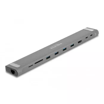DeLOCK USB Type-C Docking Station fina 4K HDMI USB 3.2 Gen 1 LAN SD PD 3.0