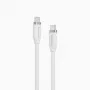Cabo USB-C para C macho Alogic Elements Silicone 5A/240W Tie branco 2M (ELSI5U2CCWH2)